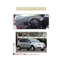 Nissan Note E11 2005-2009torpido Koruma Halısı Bej Kenar