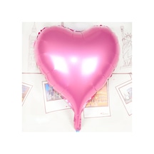 Kalp Uçan Balon Folyo Pembe 80 Cm 32 İnç Diğer
