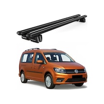 Pençe Volkswagen Caddy Maxi Life 5d 2007-2015 Uyumlu Siyah Ara Atkı Port Bagaj Tavan Barı