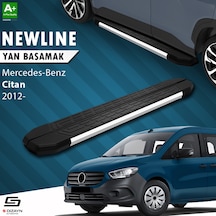 S-dizayn Mercedes Citan Newline Krom Yan Basamak 193 Cm 2012 Üzer