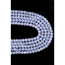 5 MM Kalsedon Taşı Dizi  x  Dz4100 Lila
