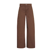 Calvin Klein Super Wıde 5 Pkt Pant Kahverengi Kadın Pantolon