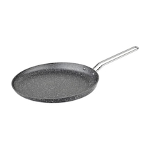 3234 - Tek Parça, Bio Granit, Ergonomik, Yapıştırmaz 24 Cm Krep Tavası Gri Gövde, Platin Detay Gri 3234 - Tek Parça, Bio Granit, Ergonomik, Yapıştırmaz 24 Cm Krep Tavası Gri Gövde, Platin Detay Gri