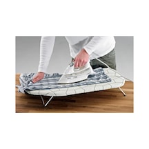Ayaklı Küçük Ütü Masası Uzunluk 73 Cm Mini Ütü Masası Beyaz Ütüleme Masası Genişlik 32 Cm Beyaz Beyaz
