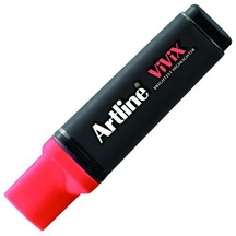 Artline Vivix Parlak Mürekkepli Fosforlu Kalem 2-5 MM Fosforlu Kırmızı