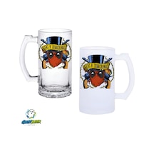 Deadpool Kulplu Bira Bardağı Buzlu Veya Şeffaf Seçenekli 0284