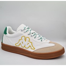 Kappa Santiago Beyaz Gri Erkek Sneaker Spor Ayakkabı Beyaz