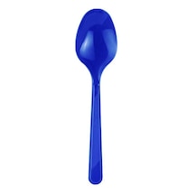 Lacivert Plastik Kaşık 25 Li