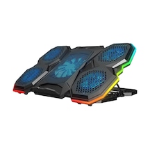 Ad-rc14 X-ranger Rgb 5fan Yükseklik Ayarlı Telefon Tutucu 9-17" Notebook Soğutucu Laptop Soğutucu