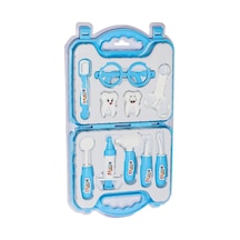 Mey İthalat Ern-2040 Çantalı Mavi Dişçi Seti -heroes Toys