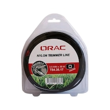 Orac Tırpan Misinası Dört Köşe 3.5 Mm 36 Mt Siyah