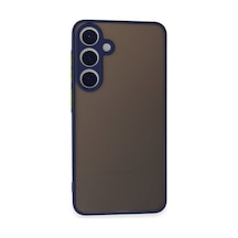 Samsung Galaxy Uyumlu,   S24 Kılıf Montreal Silikon Kapak - Lacivert