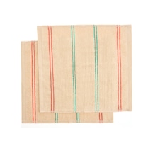 Soft Linea 2'li Havlu Seti - Bej - 30x30 Cm Renkli
