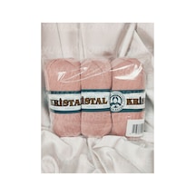 Kristal Pudra Pembe El Örgü İpi 3 Adet - Renk: 001