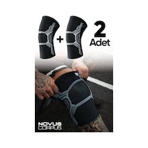 2'li Fitness Spor Dizlik Unisex Knee Sleeve Spor Antrenman Destek Koşu Gym Ortopedik Dizlik