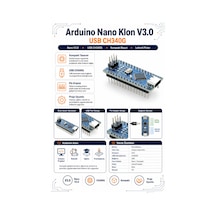 Arduino Nano Klon V3.0 - Usb Ch340g