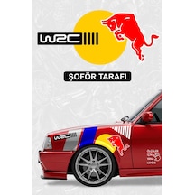 Red Bull Wrc Ön Çamurluk Sticker Seti Şoför - 864812114