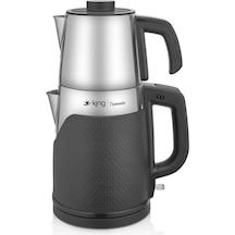 King Tremolo Kcm335 Çay Makinesi Inox 1,2 Litre Demlik Kapasitesi Paslanmaz Çelik Gövde Ve Demlik İle Şık Tasarım