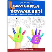 Çocuklar İçin Sayılarla Boyama Seti 30 Poster