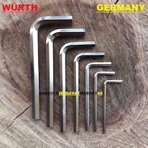 Würth Alyan Takımı Alyan Anahtar Seti Cr Çelik 7Pcs Germany