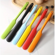 Besthome1 Sıcaklığa Dayanıklı Yapışmaz Silikon Spatula Sarı Mutfak Aracı Gıda Dostu Sarı