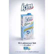 Rahat Laktozsuz Süt 1 Lt 6 Adet