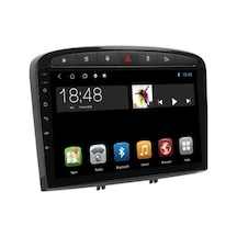 Aln Peugeot 308 Siyah 2007-2014 6gb Ram 128gb Hafıza 8 Çekirdek Carplay Android Multimedya 9"
