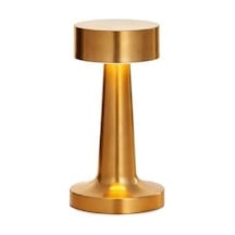 Modern Kablosuz Şarjlı Masa Lambası Dokunmatik Masa Lambası Usb Şarjlı Dekoratif Taşınabilir Ortam Aydınlatma Mantar Masa Lambası Gold Altın Masa Lambası Masa Lambası Kamp Piknik Lambası .