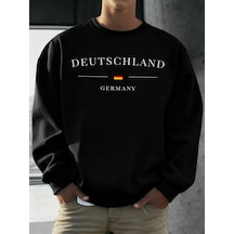 Tarzsokak Deutschland Almanya Bayrağı Baskılı Erkek Kazak Sonbahar 0-boyun Gevşek Açık Tee Moda Giysile Siyah Tarzsokak Deutschland Almanya Bayrağı Baskılı Erkek Kazak Sonbahar 0-boyun Gevşek Açık Tee Moda Giysile Siyah