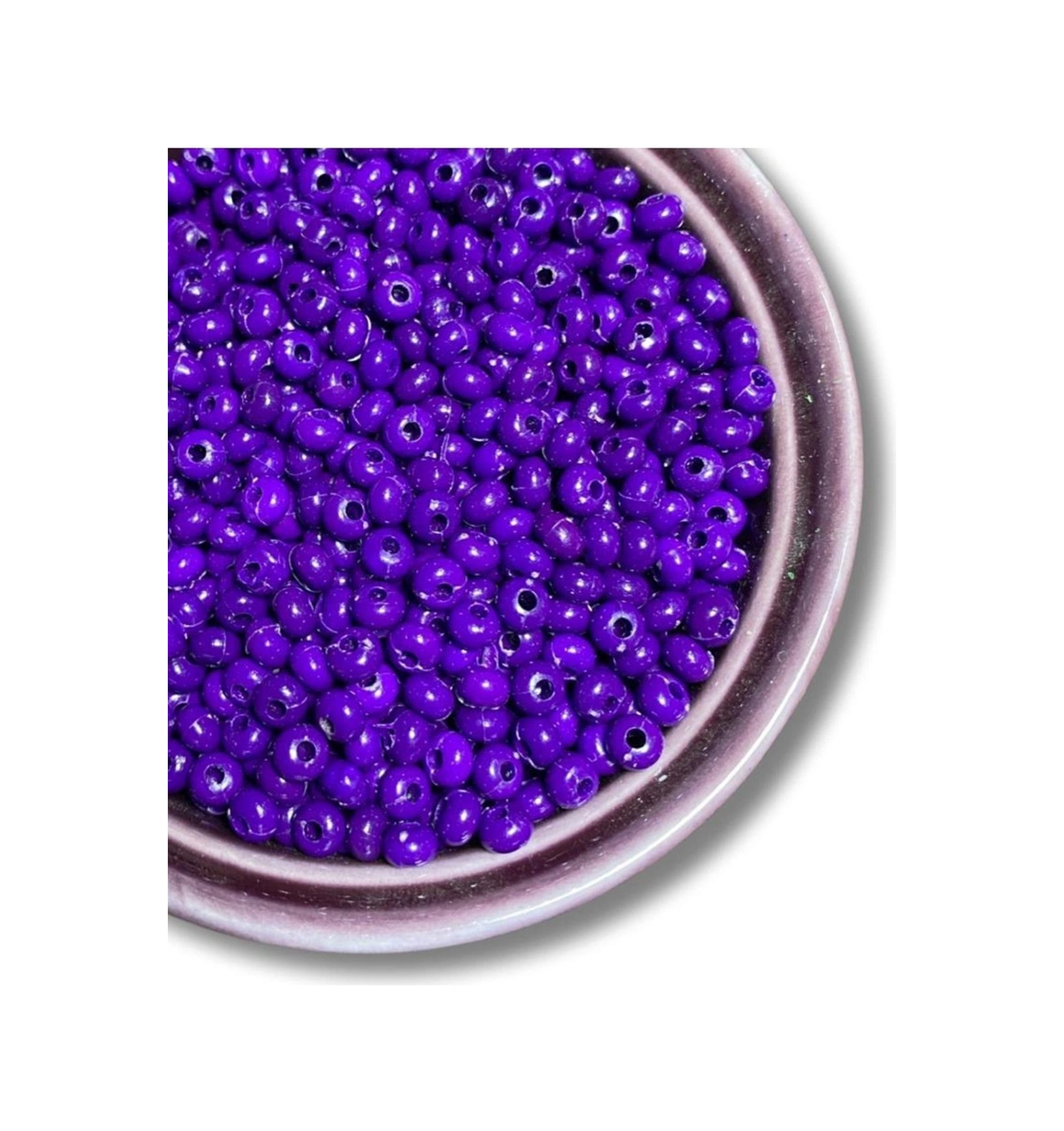 Deep Purple - Akrilik Kum Boncuk - 25 Gr - Ort 350 Adet