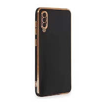 Newface Samsung Galaxy A50 Kılıf Volet Silikon - Siyah