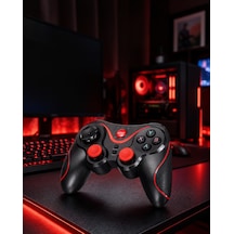 Kablosuz Bluetooth Gamepad Ergonomik Tasarım