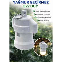 Şahnet E27 Yağmur Duy - Asılabilir Dış Mekan Lamba Duy
