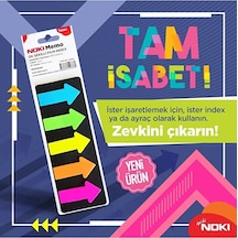 Ok Şekilli Şeffaf Film Index 5 Renk X 20 Yaprak