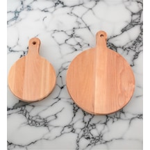 2'li Dildar Kayın Ağacı Dekoratif Kesme Ve Sunum Tahtası