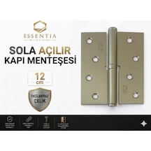 Paslanmaz Çelik Okka Menteşe 10 Cm Köşeli Dayanıklı Kapı Ve Ahşap Mobilya Menteşesi Krom