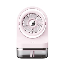 Sulu Soğuk Buharlı Masaüstü Vantilatör Şarjlı Nemlendiricili Mini Fan