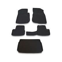 Peugeot 2008 2013-2019 Paspas ve Bagaj Havuzu Seti Siyah