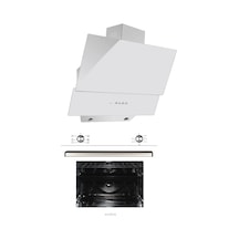 Alveus Şelale MFA 604 - MOD 3000 Beyaz Ankastre Set