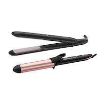 Babyliss C452E Rose Quartz Tong Saç Maşası + ST241E Smooth Ceramic 230 Saç Düzleştirici