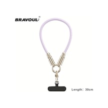 Honeybeeshop Bravoul 60w Usb C Hızlı Şarj Kablosu Mor 30cm 480mbps Yüksek Hız Veri Aktarım