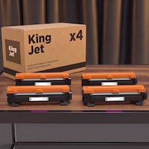 Kingjet Brother Uyumlu  Tn-114 Standart Kapasiteli 4'lü Paket Uyumlu  Toner Hl-1250