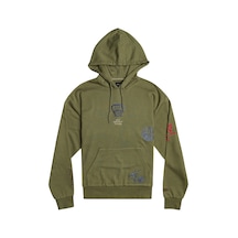 Rvca Rvca Scorched Hoodie Erkek Yeşil Sweatshirt Gjg0 Haki