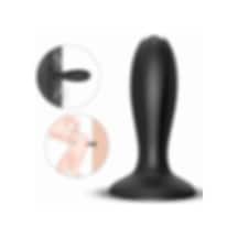 Red Fox Gene Güçlü Vantuzlu Dong Silikon Anal Plug