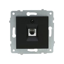 Ovivo Grano Siyah Nümeris Telefon Prizi Çerçevesiz