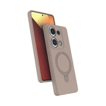 Xiaomi Redmi Note 13 Pro 4g Regal Magsafe Standlı Kapak - Çöl Titanyum -