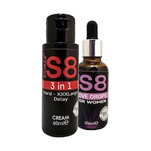 Stımul8 S8 3x Etki Erkekşekillenme Kremi + Extradestek 30 Ml Kadındamla