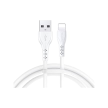 Yesido Ca71 1m 2.4a Usb To Lightning Hızlı Şarj Kablosu - Beyaz