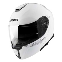 Axxis Gecko Sv Solid Gloss Pearl White Çene Açilir Motosiklet Kaski-49211