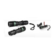 Power Style 500 Lumen 600 Metre Işık Uzantılı Zoomlu Şarjlı El Feneri 6109 Çok Renkli